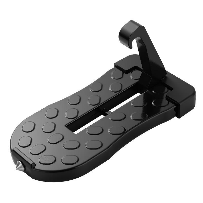 

1pc Foldable Roof Step with A Window Breaker And Safety Hammer - Facilitates Access to The Vehicle Roof. Suitable for Most Cars