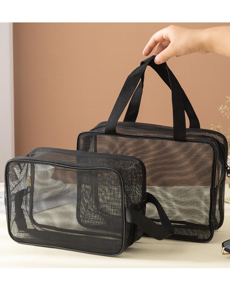 Mesh Shower Caddy Tote Bag Cosmetic Storage Bag Multifunctional Shower Bag Large Capacity Portable Toiletry Organizer