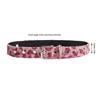 Leopard Pattern Stretch Belt Adjustable Closure For Women Men Soft Washable Fabric Wear