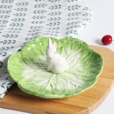 Creative Tableware Cartoon Rabbit Bowls Cute Instant Noodles Bowls Ceramic Bowls Household Dishes Dishes Dinner Bowls Tableware