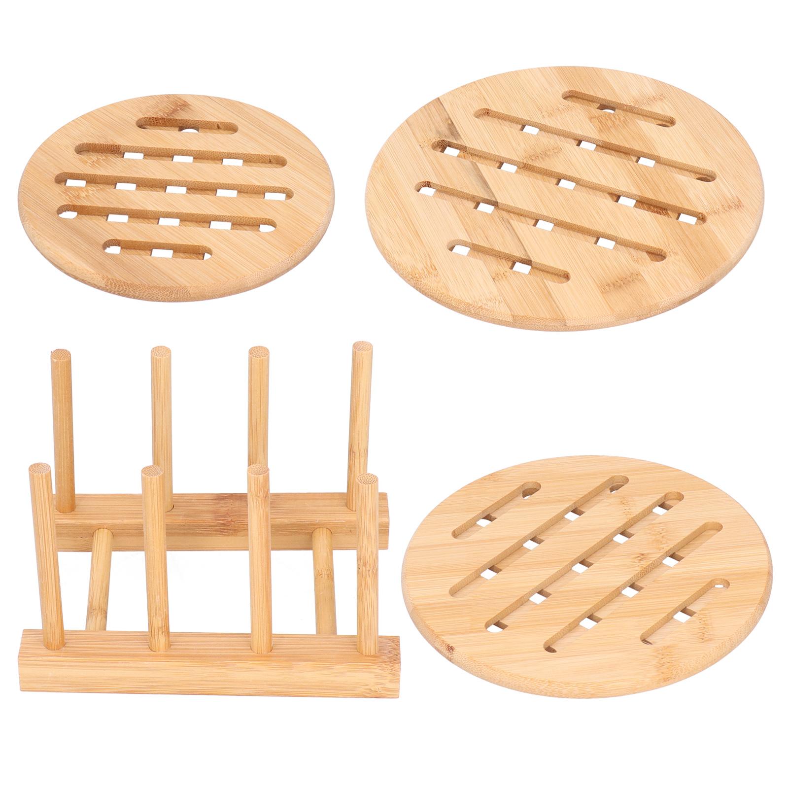 Подставка под горячее для стола, обеденная, под чашку, тарелку, держатель для сушки, термостойкий коврик, кухонный декор, круглая