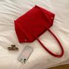 Large Capacity Tote Bag New Summer Versatile Simple Shoulder Bag Commuter Canvas Bag Women