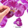 10Pcs Butterfly Orchid Artificial Flowers Heads for Home Decor Wedding Decoration Fake Flowers Scrapbook Craft Gifts Accessories