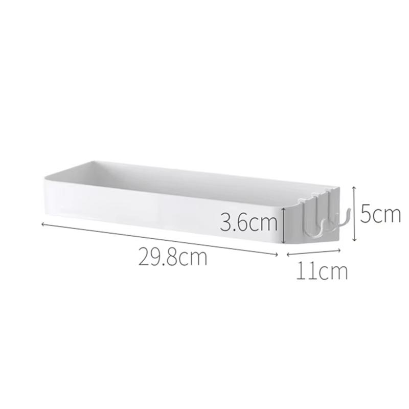 Good-Self-Adhesive Bathroom Storage Rack For Shampoo, Body Wash, And Cosmetics - Wall-Mounted Organizer Shelf