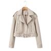 2025 Autumn/Winter Retro Fashion Women's Short Motorcycle Jacket