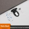 304 Edelstahl Magnetischer Türstopper, Bohrlos und Winddicht, Versteckter Zinklegierung Bodenmontage Schließer.