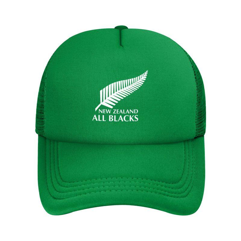 

New Zealand All Blacks Print Mesh Baseball Cap Men Women Summer Sun Caps Street Hip Hop Hat Daily Outdoor Trucker Worker Hats Adjustable