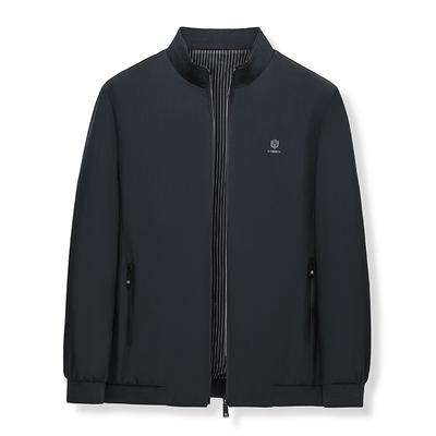 Stand-up Collar Dad Wear Middle-aged and Elderly Baseball Collar Jacket New Business Middle-aged Autumn New Casual Coat