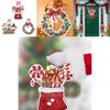 Christmas Event Paper Door Wreaths For Party Venue Decor And Festive Atmosphere Creation