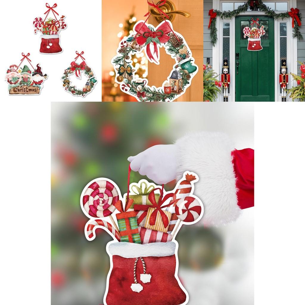 Christmas Event Paper Door Wreaths For Party Venue Decor And Festive Atmosphere Creation