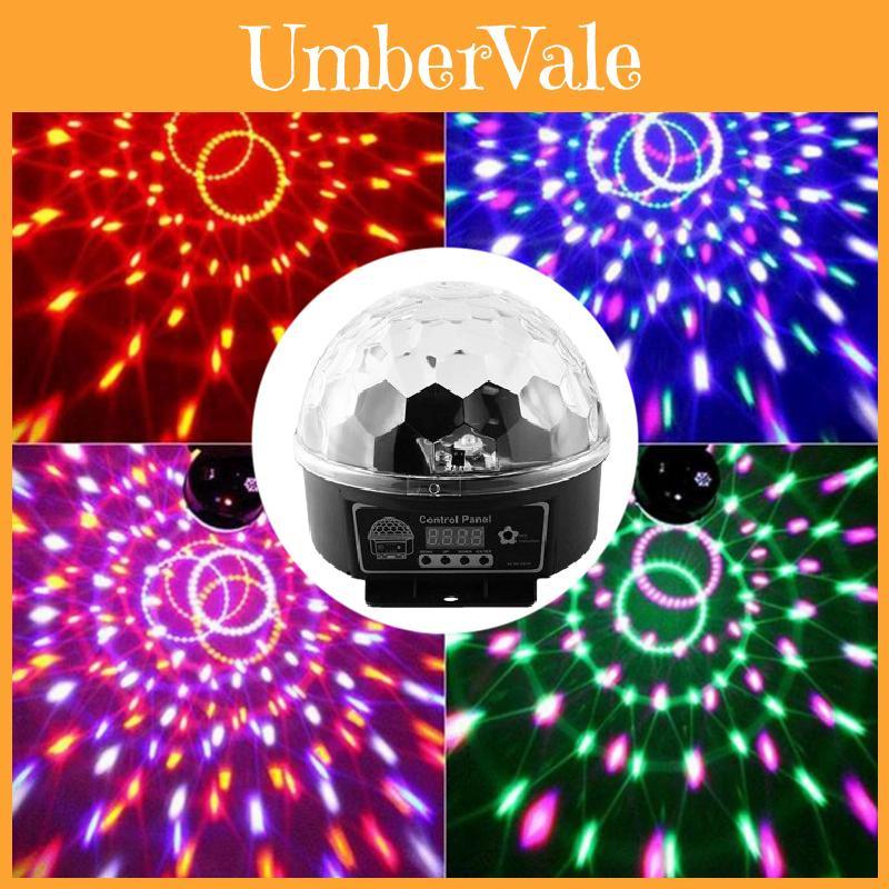 Led Crystal Magic Ball With Remote Control For Ktv Bar Stage And Party Lighting