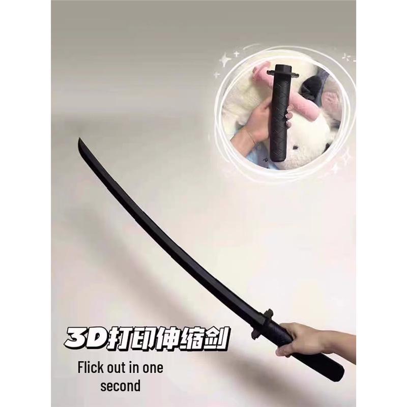 

Вдохновленный Douyin 3D Телескопический Спиральный Меч Катана Standard