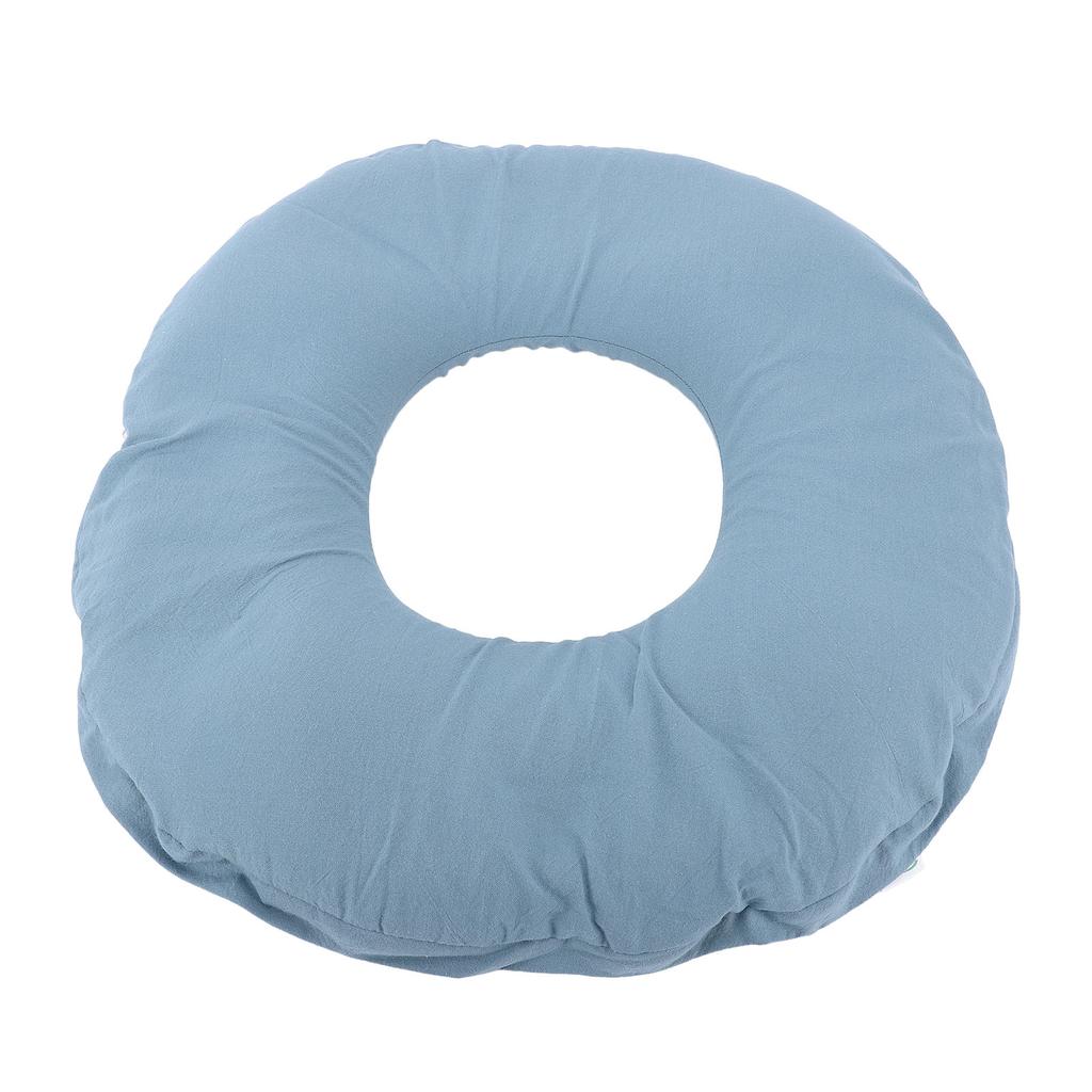 Pernă Gogoașă Strat 3D Gol Bumbac Pur Pernă Gogoașă Pernă pentru Șold Spate Talie Albastru