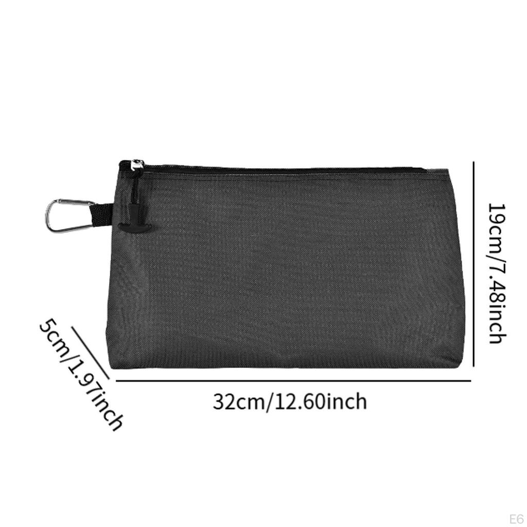 Pouzdro na nářadí se zipem Přenosný organizér Úložný prostor pro muže Nářadí Domácnost Kancelářské potřeby