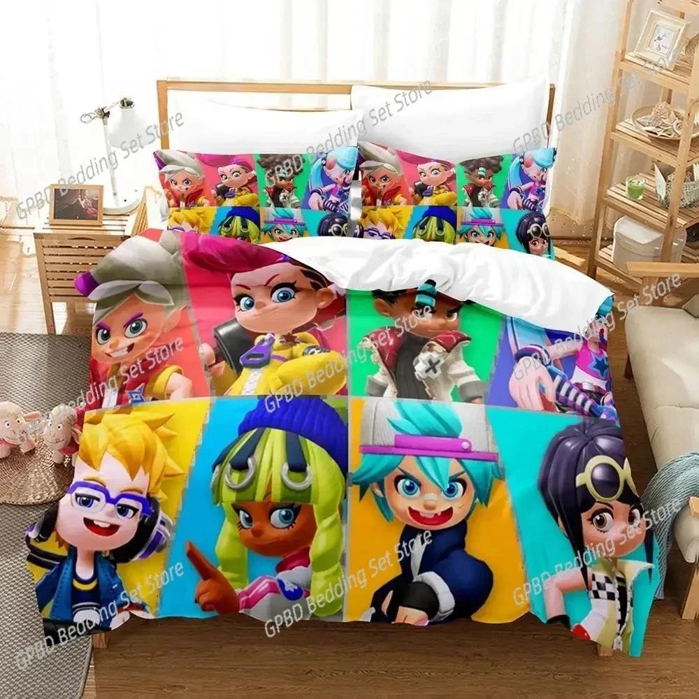 Luxury  New 3D Print Game Ninjala Bedding Set Single Twin Double Queen King Cal King Size Bed Linen Set