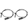 2PCS Front ABS Wheel Speed Sensor Left & Right Compatible with 2010-2017 Chevy Equinox, 2010-2017 GMC Terrain 2.4 3.0L 3.6L Driver & Passenger Side
