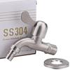 304 Stainless steel Garden  Lengthen Fast open faucet /washing machine Cold Water Faucet /Mop Pool Taps