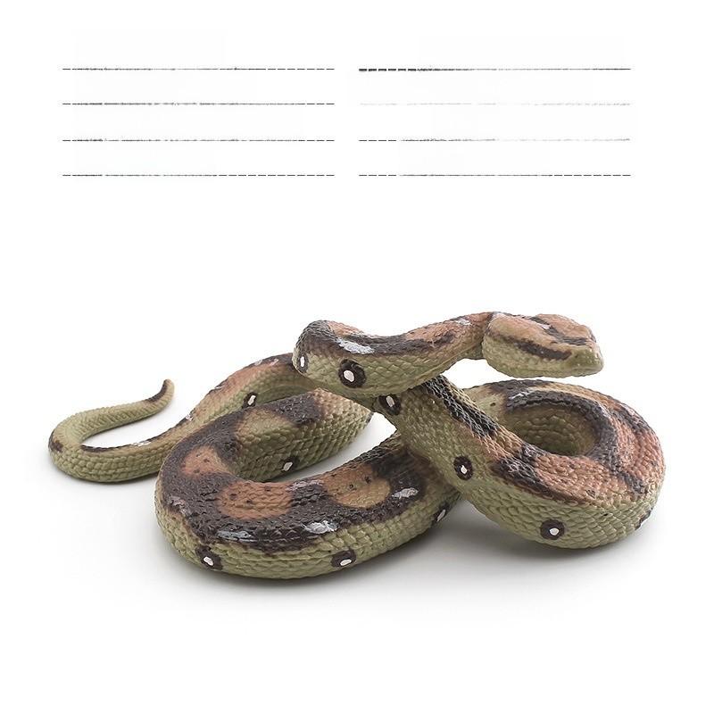 Realistic Snake Reptile Model With Lifelike Design For Collection And Display