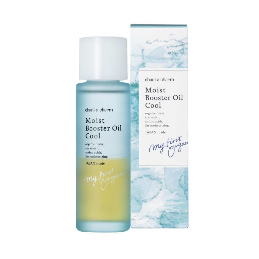 

Chant A Charm Moist Booster Oil Cool 40ml Face Oil, Introductory Serum, Two-Layer Type, Cooling and Refreshing for Summer Skin