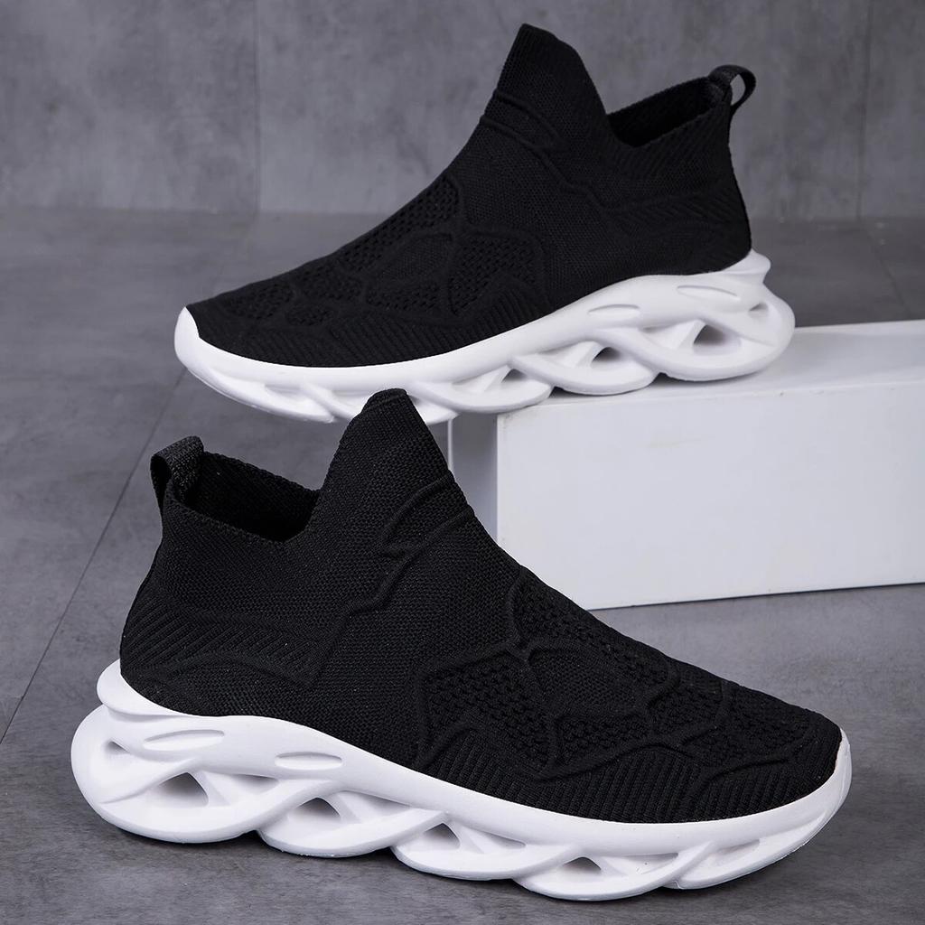 Baskets sans lacet chaussures plates femmes mocassins grande taille marche plate 2413