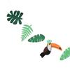 Hawaiian Toucan Leaf Flower Felt Banner Summer Garland Wedding Party Decor