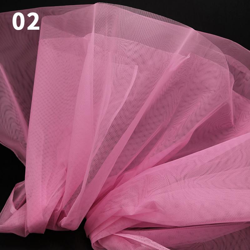 100x160cm Hard Tulle Mesh Fabric for DIY Wedding Dress Skirt Yarn Cloth Decoration Fabric by Per Meter Polyester Stiff Mesh New