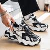 Four Seasons New Breathable Thick-soled Height Increasing Casual Sneakers Mesh Running Personalized Dad Shoes