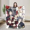 Black Butlers  Flannel Blanket Autumn  Super Soft Bedding Throws for Kids Bedroom Graphic Bedspread Sofa Bed Cover