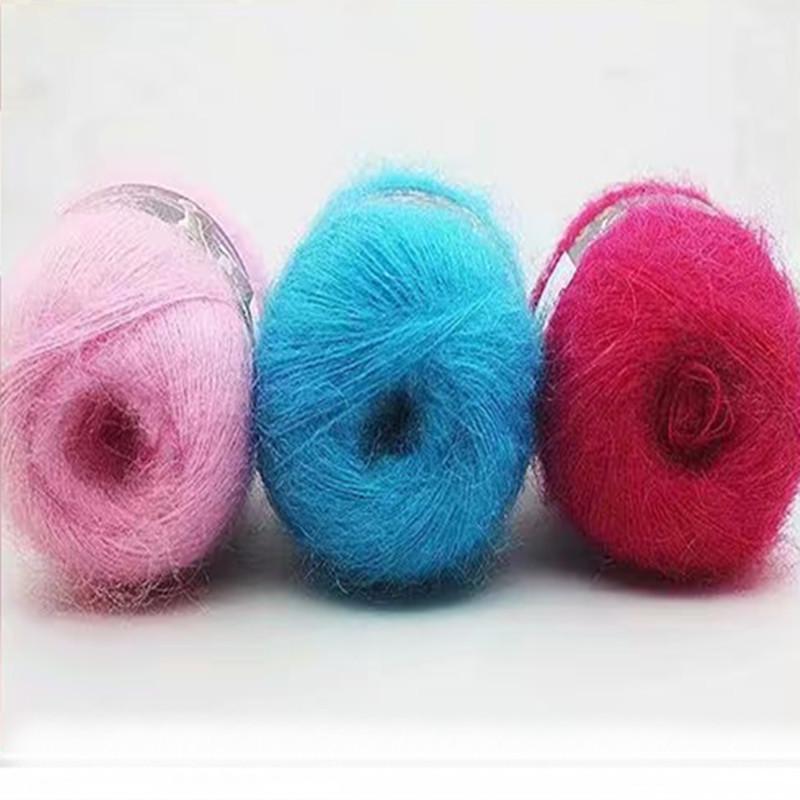 Angola Fine Mohair Yarn for Hand Knitting - Medium Fine Wool Yarn