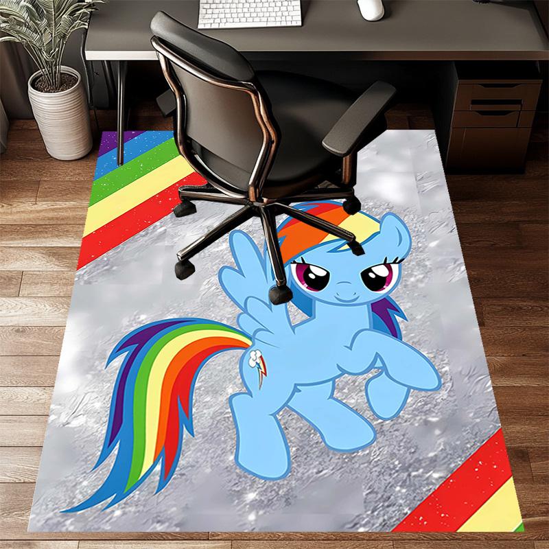 1pc My Little Pony1 Design Printed Area Rug Carpet for Bedroom Living Room Home Decor Rugs Mat Non Slip Mat Rug for Bedside