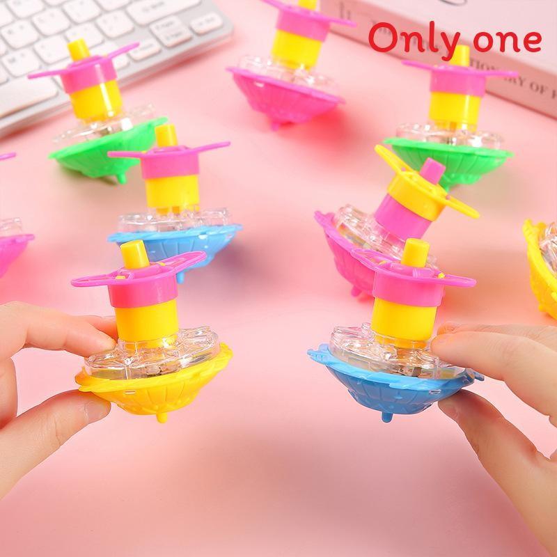 

Kids Spin Plastic Gyroscope With Colorful Luminous Design For Activities