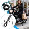 Motorcycle Kickstand Strong Load-Bearing Capacity Motorbik Foot Side Support Scooter Parking Kickstand For Men Women Boys Girls