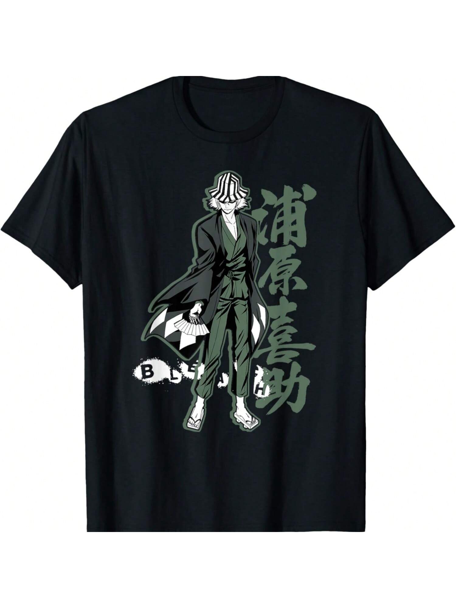 Bleach Kisuke With Vertical Kanji Anime T-Shirt S разноцветный
