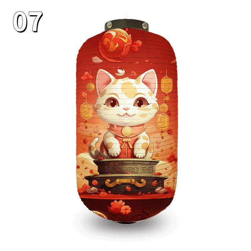 Japanese Traditional Cloth Lantern Ukiyoe Hanging Lanterns Restaurant Izakaya Sushi Cuisine Shop Decoration Advertising Sign