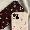 The new full-screen love is suitable for iphone17/15promax transparent mobile phone case 13pro Apple 16 anti-drop 14.