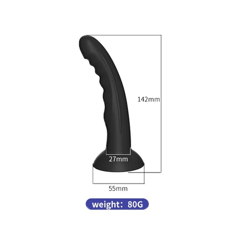 Silná přísavka Anální kolík Anální kolík Dildo Masážní zařízení prostaty Pomůcka pro ženskou masturbaci Sexuální hračky pro páry Produkty pro dospělé S/M/L
