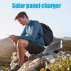 Solar Panels 5W Single Crystal Silicon Micro USB/Type-C Outputs Solar Panel IP65 Waterproof Lightweight Solar Panel Kit