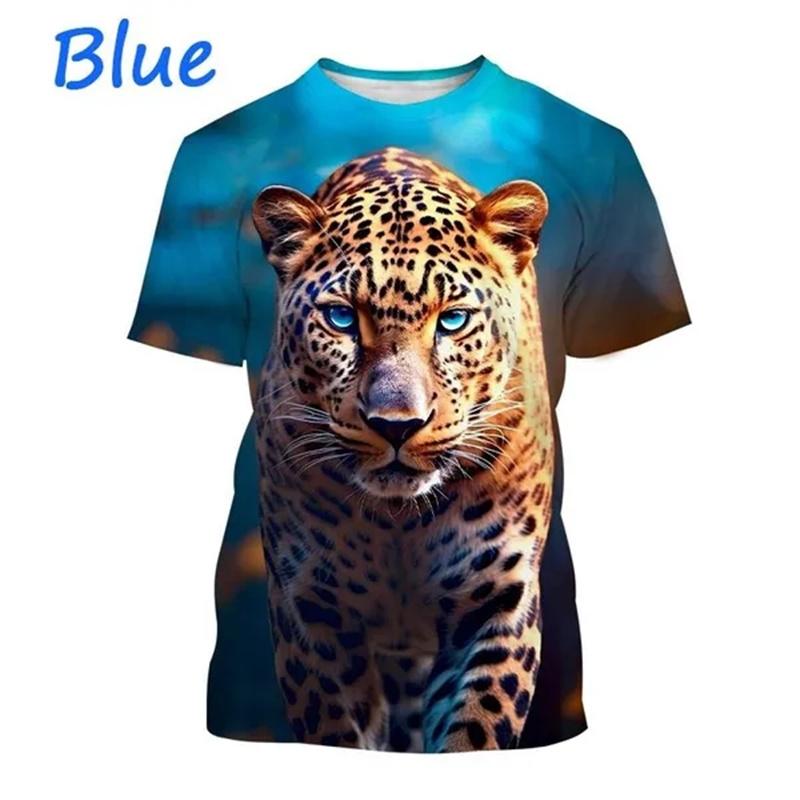 

Поступление Cheetah 3D футболки мода дикие животные серии леопард повседневная уличная футболка удобные дышащие топы футболки 6XL