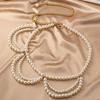 New Fashion Waistband Jewelry Versatile Elegant Handmade Imitation Pearl Beaded Waist Chain For Women Dress Accessories