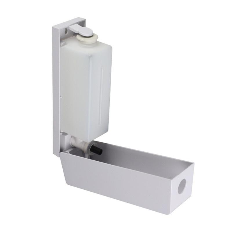 Wall Mounted Manual Soap Dispenser Liquid Hand Soap Dispenser For Bathroom With Visible Window And Durability