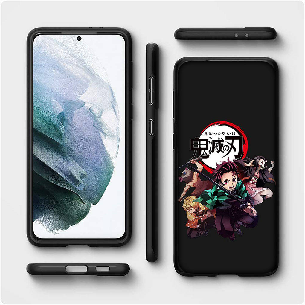 for iPhone 16 15 Xiaomi Redmi Note 13 12 11 Pro Max X 9 14 XR Samsung Galaxy S24 S23 Plus Huawei OPPO Kamado Tanjirou Nezuko Demon Slayer Phone Case
