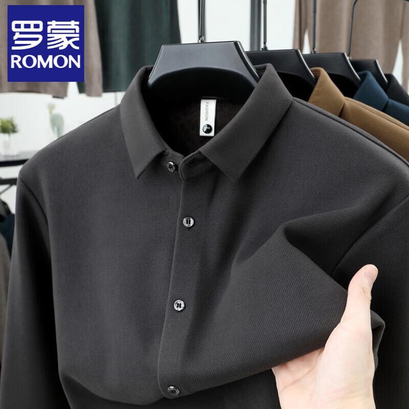 ROMON Men's Wool Blend Tops