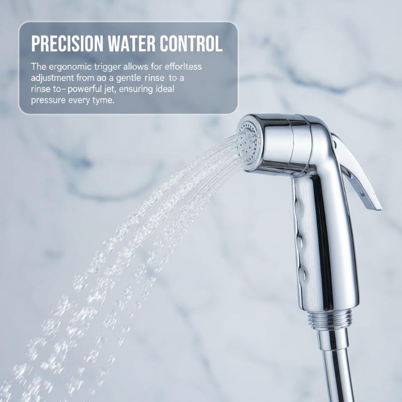 Handheld Sprayer For Toilet Hygiene, High Pressure Cleaning Nozzle Suitable For Shower & Wash Basin Faucet Accessorie