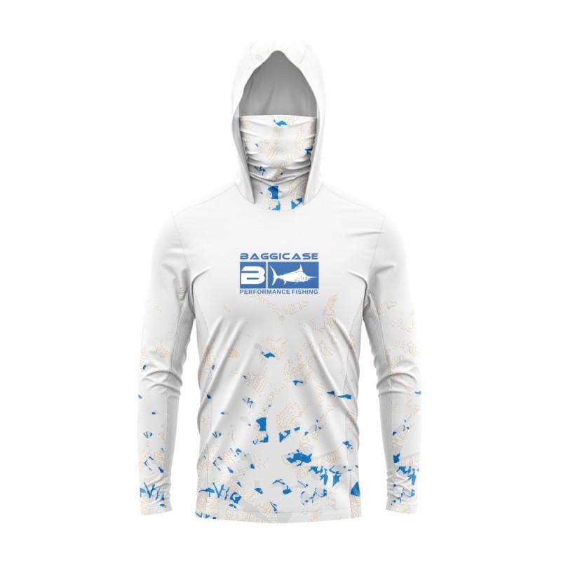 Men Women Quick Dry UV Protection Hooded Long Sleeve Fishing Shirt Outdoor Sports Cycling Lightweight UPF 50