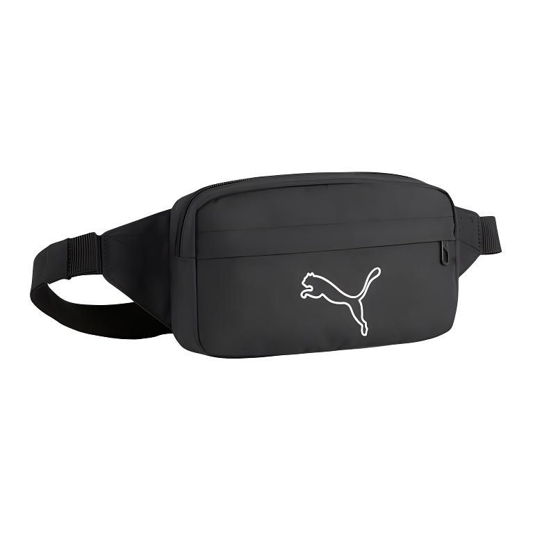 New PUMA Polyester Fanny Pack Unisex Black 091184-01
