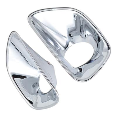 2Pcs Chrome Front Bumper Fog Light Cover Trim For Jeep Grand Cherokee 2011-2013