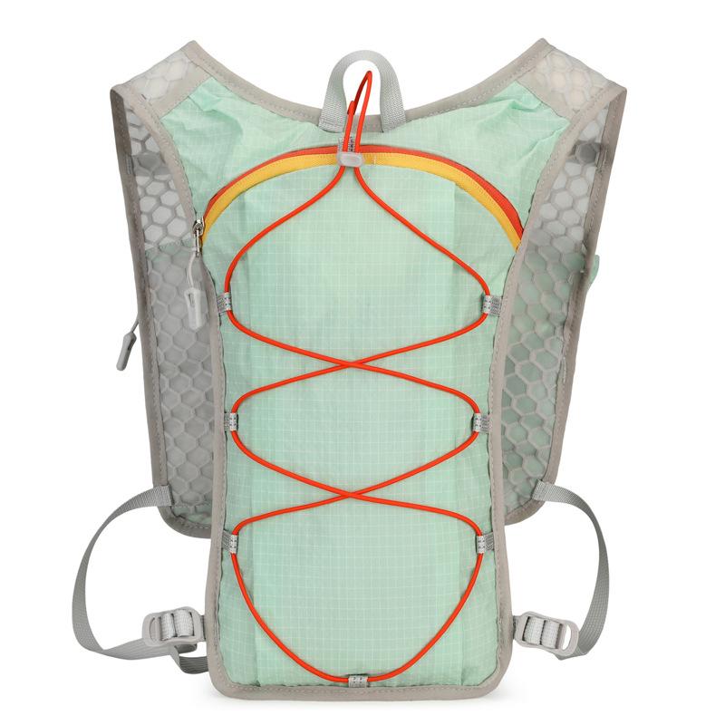 Waterproof Nylon Hydration Backpack Lightweight Multi-functional Large Capacity Bag for Running and Cycling