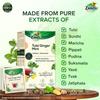 Zandu Tulsi Ginger Mint Herbal Infusion Tea 25 Tea Bags Pack of 1 Ayurvedic Wellness Drink