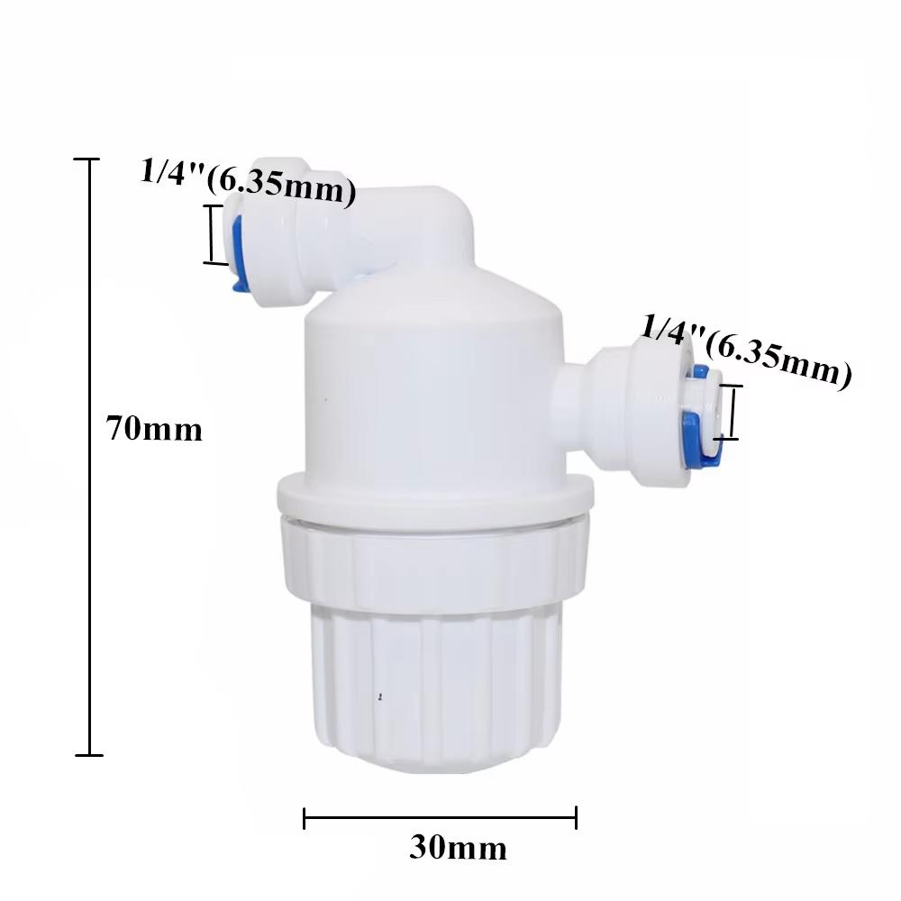 

1/4 3/8 Quick Connect Microfilter Garden Irrigation System Filtration 40 Micron Filter For OD6.35/9.52mm Pipe Purifier Strainer