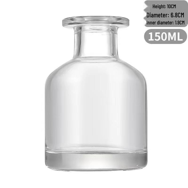 100ml Matte Black Aroma Diffuser Bottle with Free Glass Sample in Multi-color, Flameless Design
